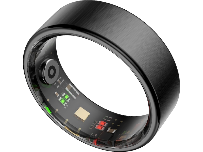 Haale II Smart Ring str. 12 (matt sort) Smart ring