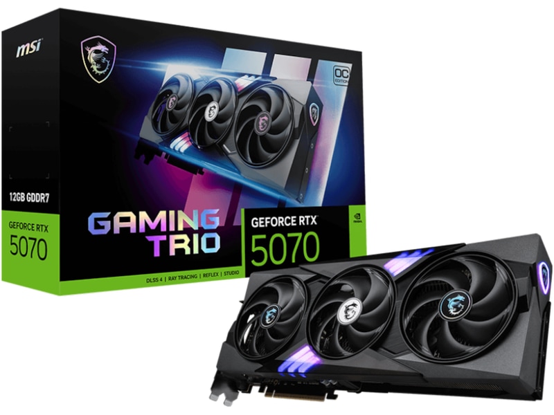 MSI GeForce RTX 5070 Gaming Trio OC Skjermkort