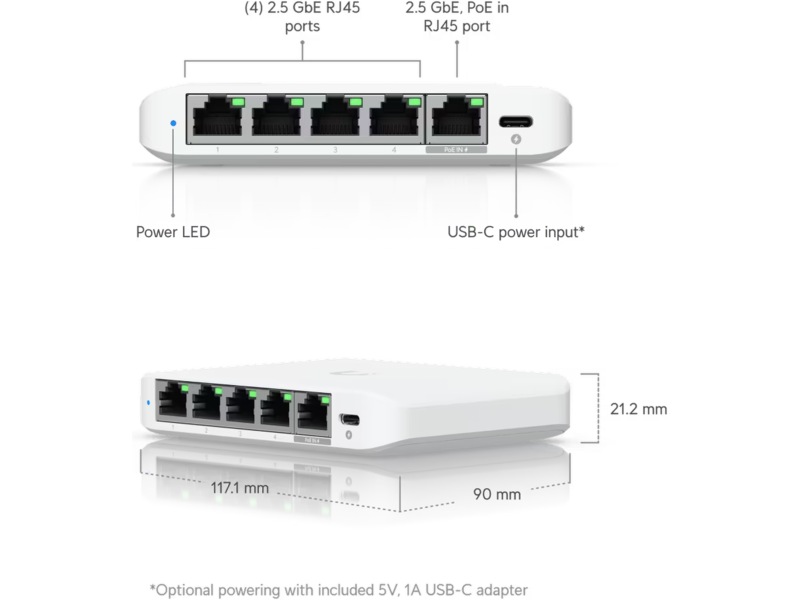 Ubiquiti UniFi Flex Mini 2.5.G switch Switch