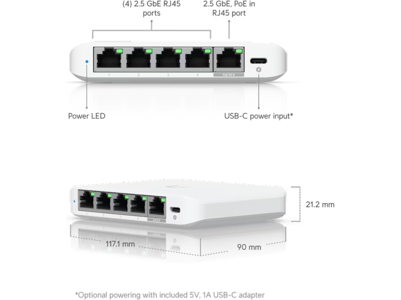 Ubiquiti UniFi Flex Mini 2.5.G switch Switch
