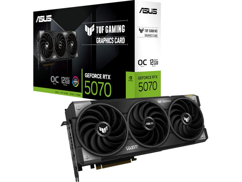 ASUS TUF Gaming GeForce RTX 5070 OC Skjermkort