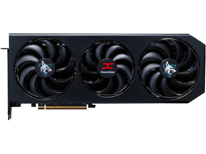 PowerColor Hellhound AMD Radeon RX 9070 XT (sort) Skjermkort