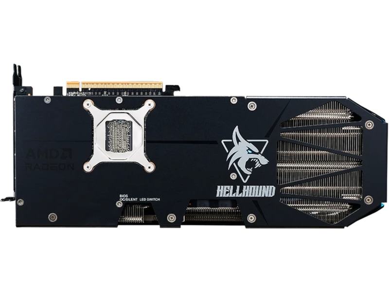 PowerColor Hellhound AMD Radeon RX 9070 XT (sort) Skjermkort