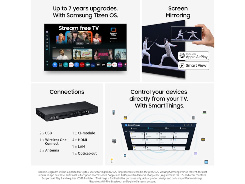 Samsung 65" QN990F Neo QLED 8K Mini LED Smart TV (2025) 60 - 69 tommer TV