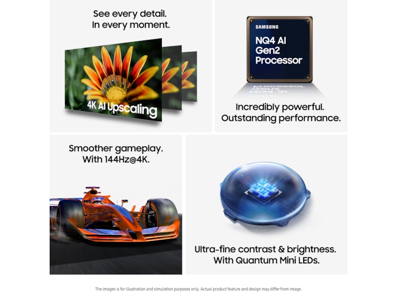 Samsung 65" QN80F Neo QLED 4K Mini LED Smart TV (2025) 60 - 69 tommer TV