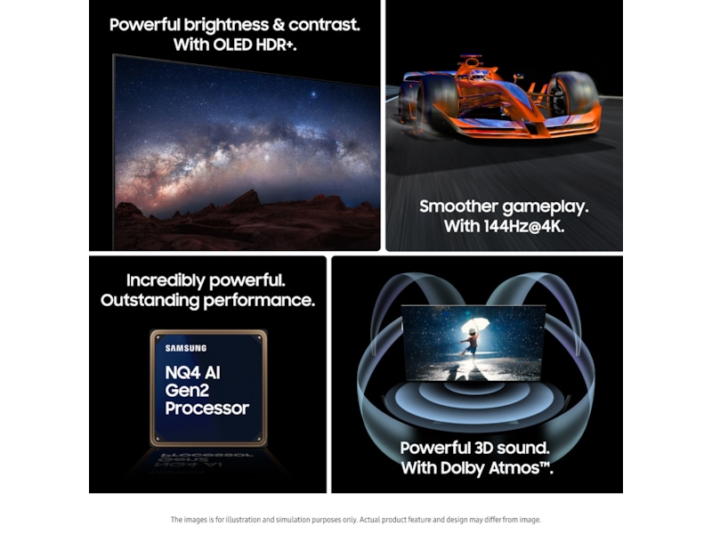 Samsung 83" S90F OLED 4K Smart TV (2025) Over 80 tommer TV