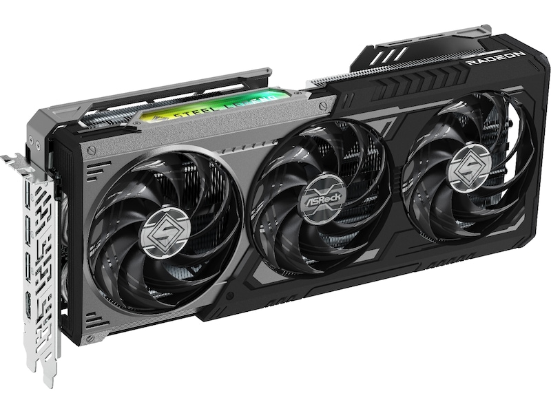 ASRock AMD Radeon RX 9070 XT Steel Legend Dark Skjermkort