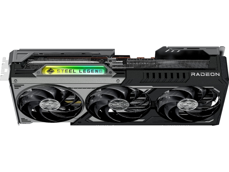 ASRock AMD Radeon RX 9070 XT Steel Legend Dark Skjermkort