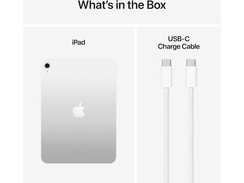 iPad 11" (2025) 256GB WiFi (sølv) Nettbrett / iPad