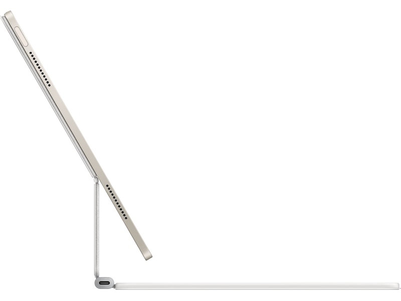 Apple iPad Air 13" Magic Keyboard (hvit) Tastatur og stylus