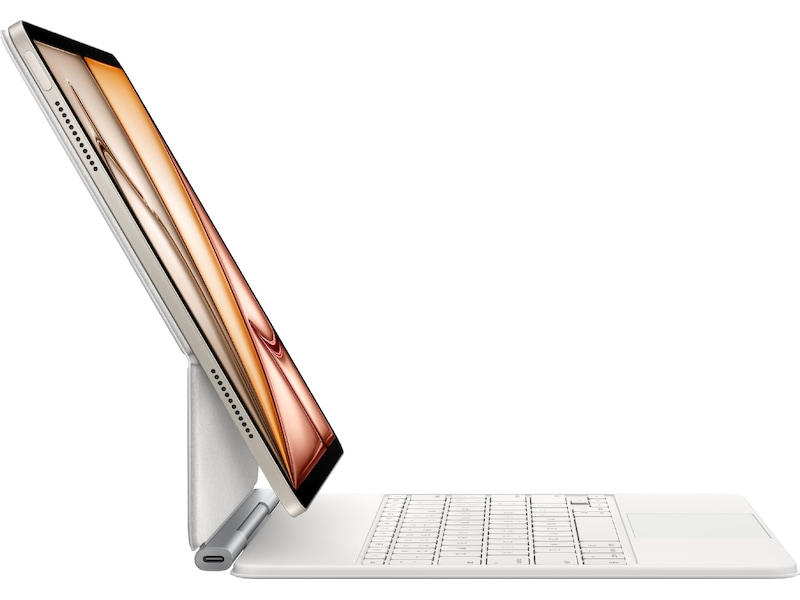 Apple iPad Air 13" Magic Keyboard (hvit) Tastatur og stylus