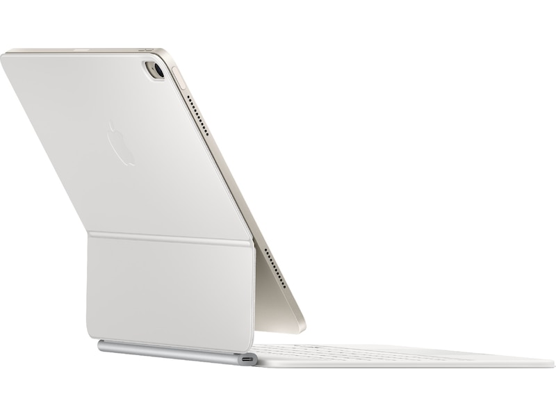 Apple iPad Air 13" Magic Keyboard (hvit) Tastatur og stylus