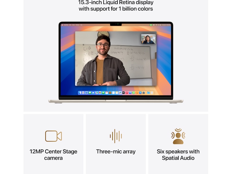 MacBook Air 15" M4 (2025) 512GB (stjerneskinn) PC - Bærbar / laptop