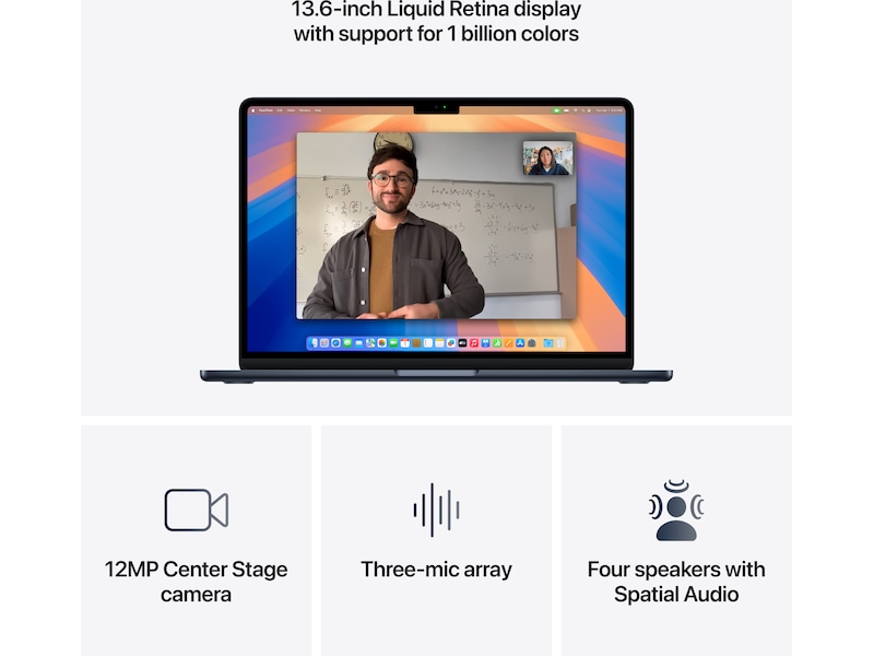 MacBook Air 13" M4 (2025) 256GB (midnatt) PC - Bærbar / laptop