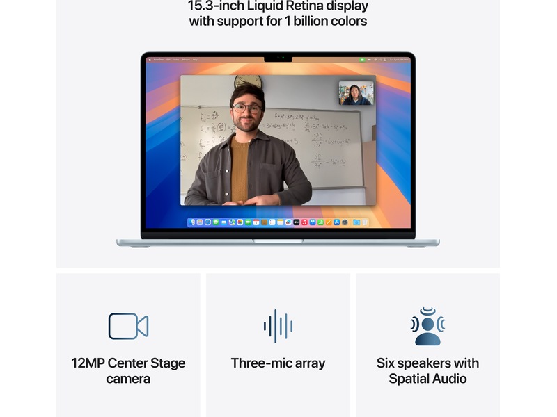 MacBook Air 15" M4 (2025) 512GB (himmelblå) PC - Bærbar / laptop