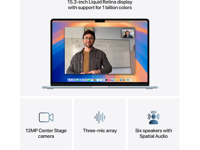 MacBook Air 15" M4 (2025) 512GB (himmelblå) PC - Bærbar / laptop