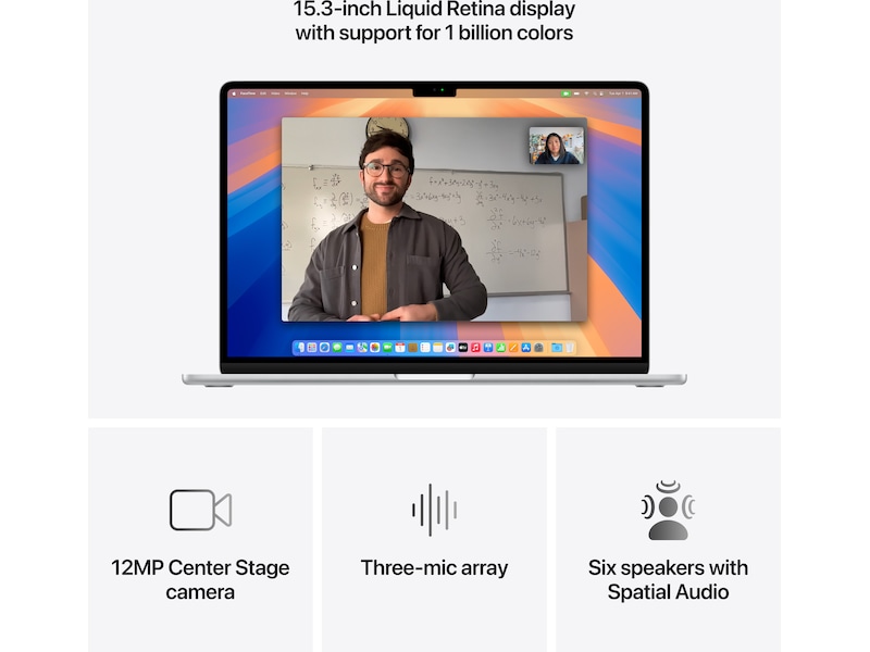 MacBook Air 15" M4 (2025) 256GB (sølv) PC - Bærbar / laptop