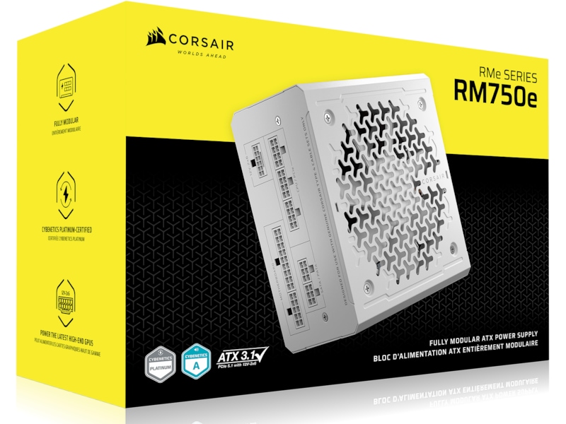 Corsair RMe Series RM750e PSU (hvit) Enheter