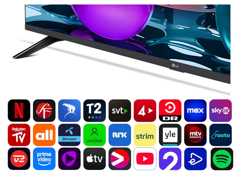 LG 65" UA73 AI 4K UHD Smart TV (2025) 60 - 69 tommer TV