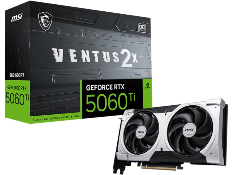 MSI GeForce RTX 5060 Ti VENTUS 2X OC PLUS Skjermkort