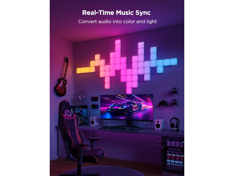 Govee Smart Mini Panel Lys Led strips & underholdning