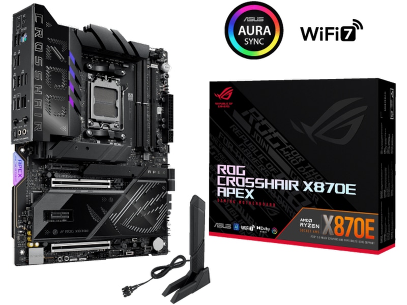ASUS ROG CROSSHAIR X870E APEX Hovedkort AMD Socket