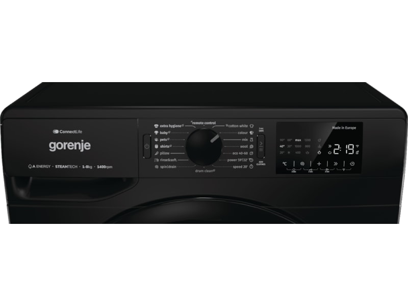 Gorenje WPNEI84A1SW/B Vaskemaskin (sort) -B-Grade Demo vask & tørk