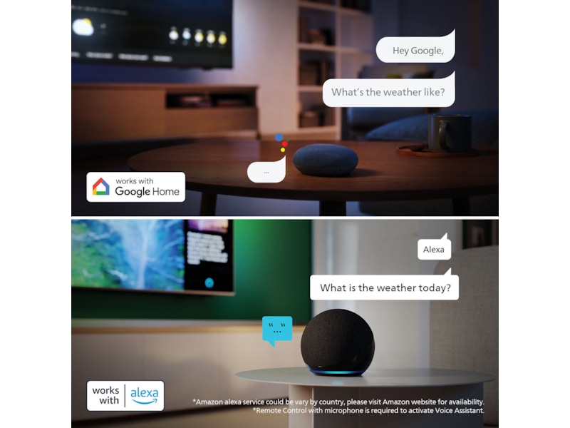 Philips 55" PUS8550/12 QLED Smart Ambilight TV (2025) 50 - 59 tommer TV