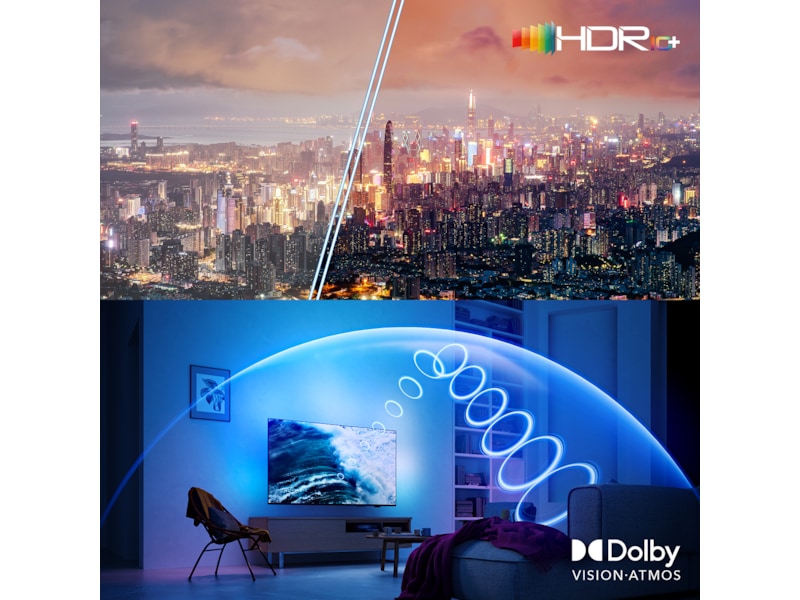 Philips 55" OLED910/12 OLED Plus Smart Ambilight AI TV (2025) 50 - 59 tommer TV