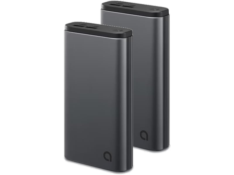 Andersson Powerbank 20.000 PD/QC 3.0 V2 2 pk (space gray) Powerbank