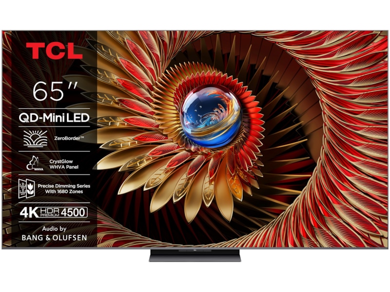 TCL 65" C8K 4K QD-Mini LED Google TV 60 - 69 tommer TV