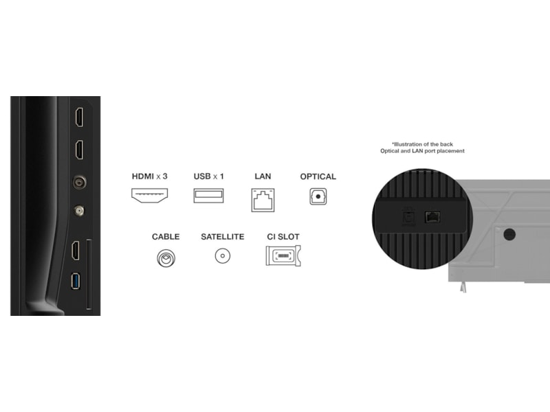 TCL 43" V6C 4K LED Google TV 20 - 49 tommer TV