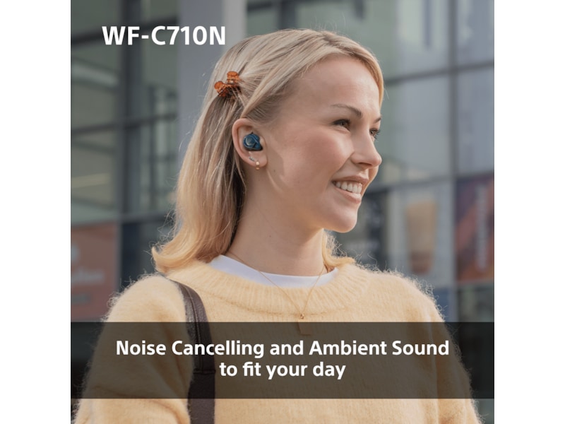 Sony WF-C710N Trådløse ørepropper, In-ear (blå) Ørepropper