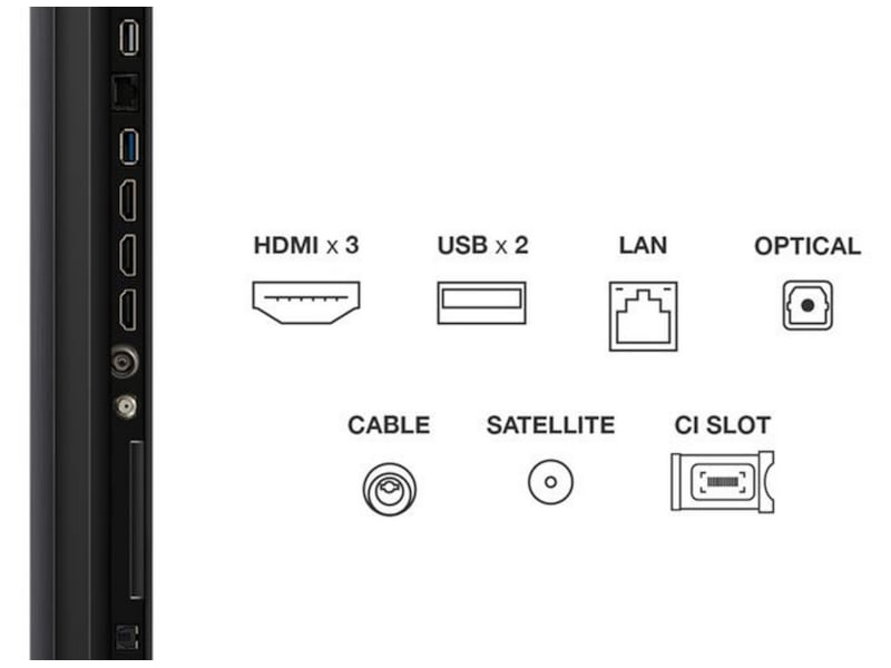 TCL 55" C69KS 4K QD-Mini LED Google TV 50 - 59 tommer TV