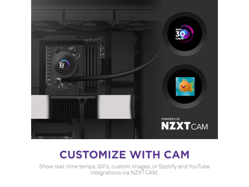 NZXT Kraken Plus 360 Kjøler (sort) CPU - Vannkjøling