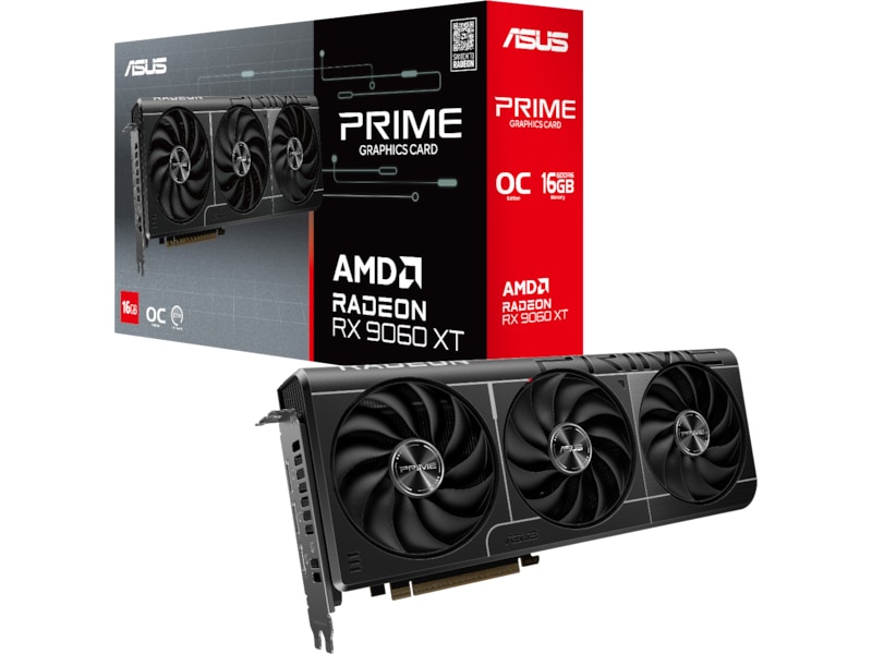 Asus Prime Radeon RX 9060 XT OC Skjermkort