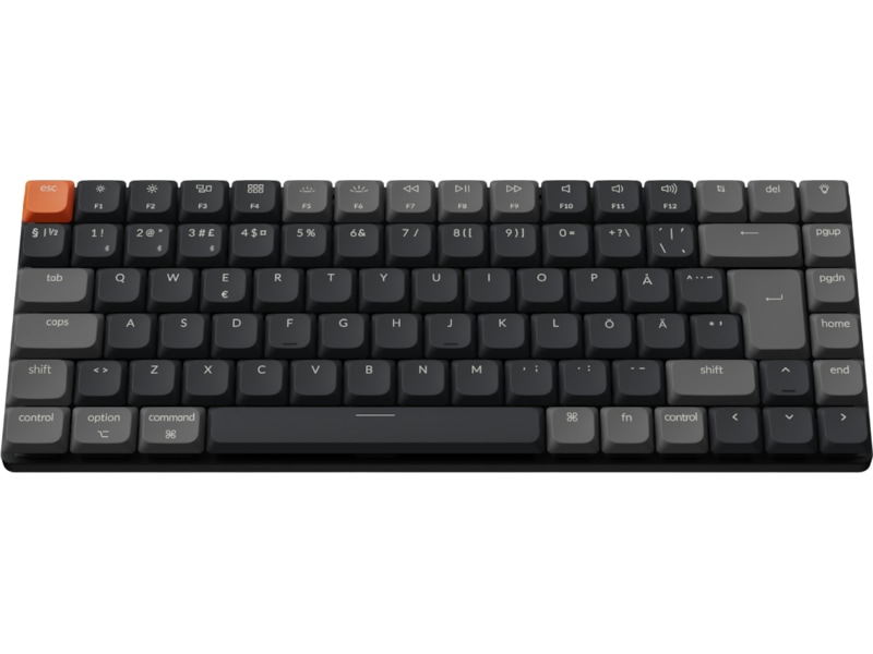 Keychron K3 V3 RGB Aluminium QMK Low Profile 2.0 Super Brown trådløst tastatur Gamingtastatur