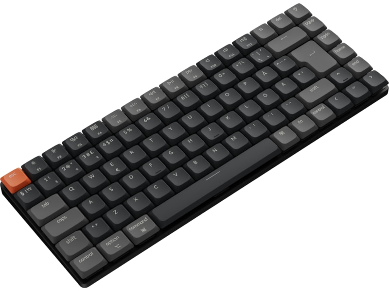 Keychron K3 V3 RGB Aluminium QMK Low Profile 2.0 Super Brown trådløst tastatur Gamingtastatur