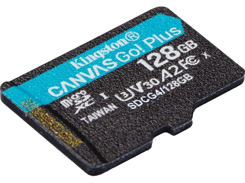 Kingston Canvas Go! Plus microSD 128GB Minnekort til foto & video