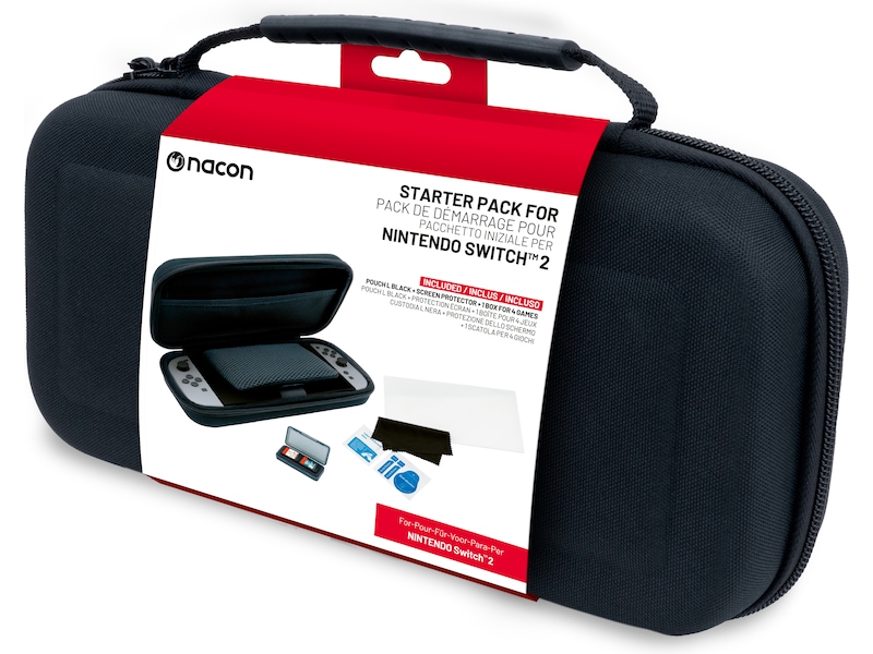 Nacon Rigid Pouch L pakke for Nintendo Switch 2 (sort) Tilbehør
