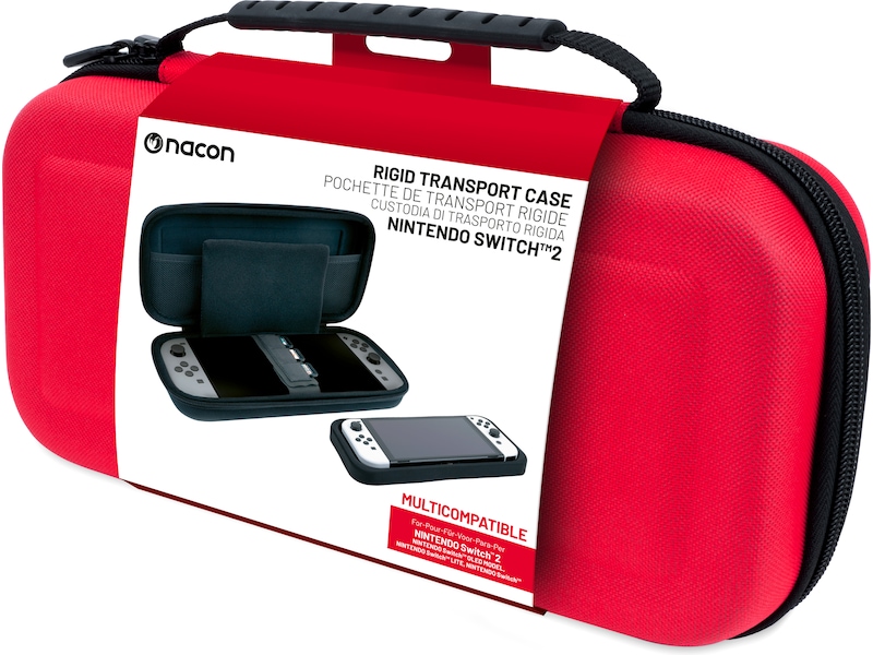Nacon Transport Case for Nintendo Switch 2 (rød) Tilbehør