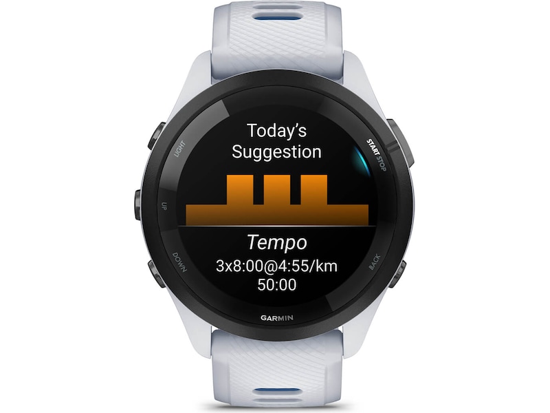 Garmin Forerunner 265 46mm GPS (whitestone) -B-Grade Demo klokker