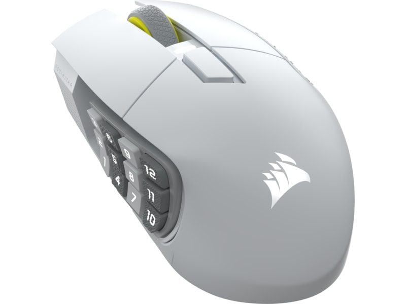 Corsair Scimitar Elite trådløs gamingmus (hvit) Gamingmus