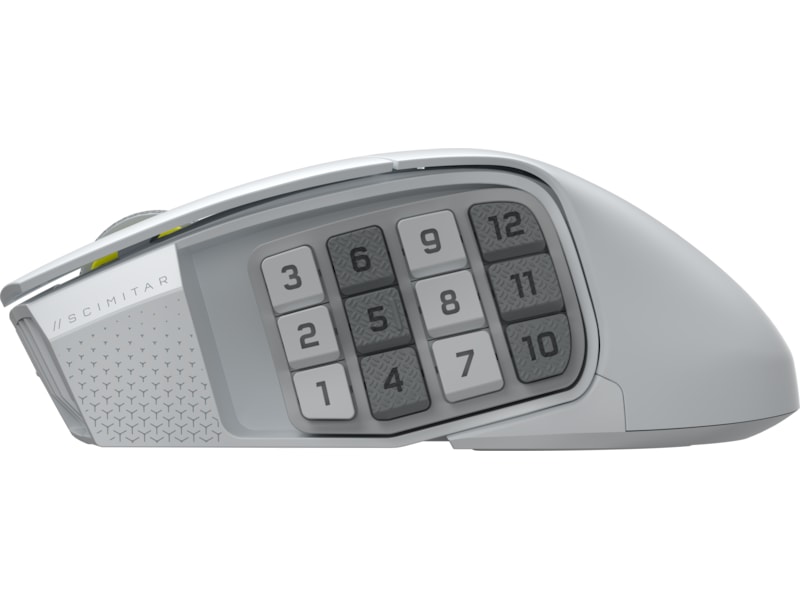 Corsair Scimitar Elite trådløs gamingmus (hvit) Gamingmus