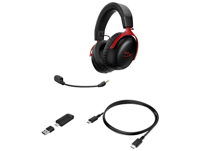 HyperX Cloud III S Trådløst Gaming Headset (rød) Gaming headset
