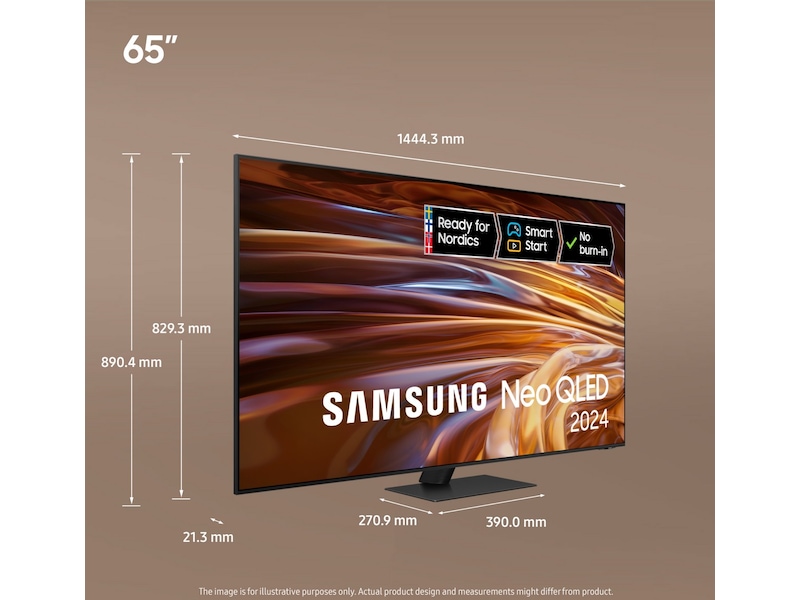 Samsung 65" QN95D 4K Neo QLED Mini LED Smart TV (2024) 60 - 69 tommer TV
