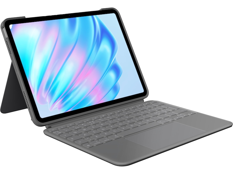 Logitech iPad Air 11" Combo Touch tastaturdeksel (oxford grey) -B-Grade Demo annet i PC & nettbrett