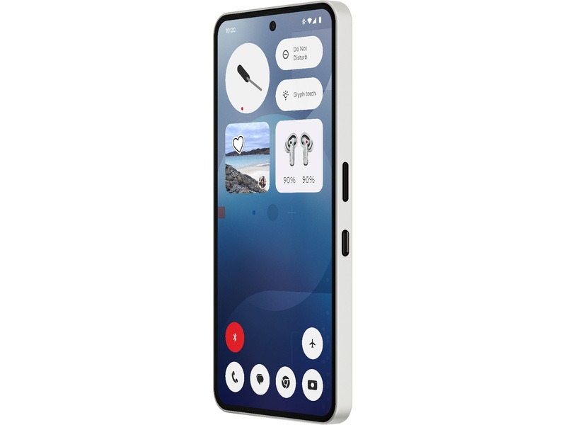 Nothing Phone (3a) 128GB (hvit) Mobiltelefoner