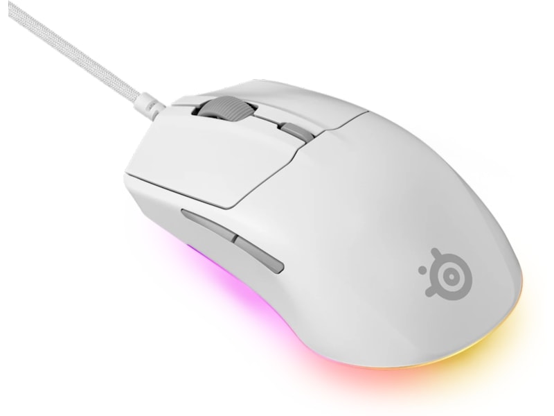 SteelSeries Rival 3 Gen 2 gamingmus (hvit) Gaming Mus