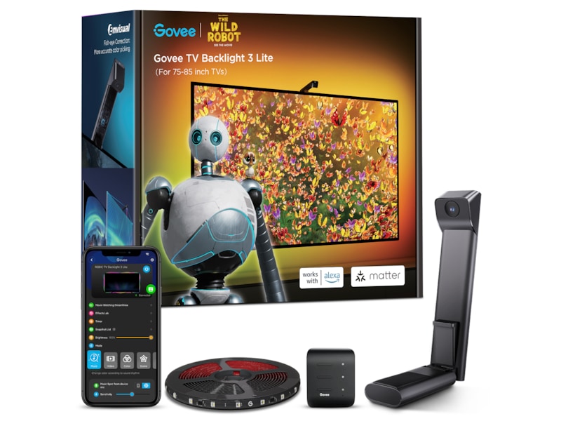 Govee TV Backlite 3 Lite Wild Robot (75-85") Led strips & underholdning